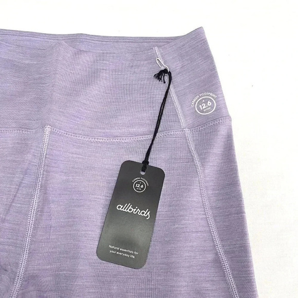 NWT ALLBIRDS WOMENS SIZE XZ NATURAL FLOW PURPLE HUSH LEGGINGS - Picture 2 of 9